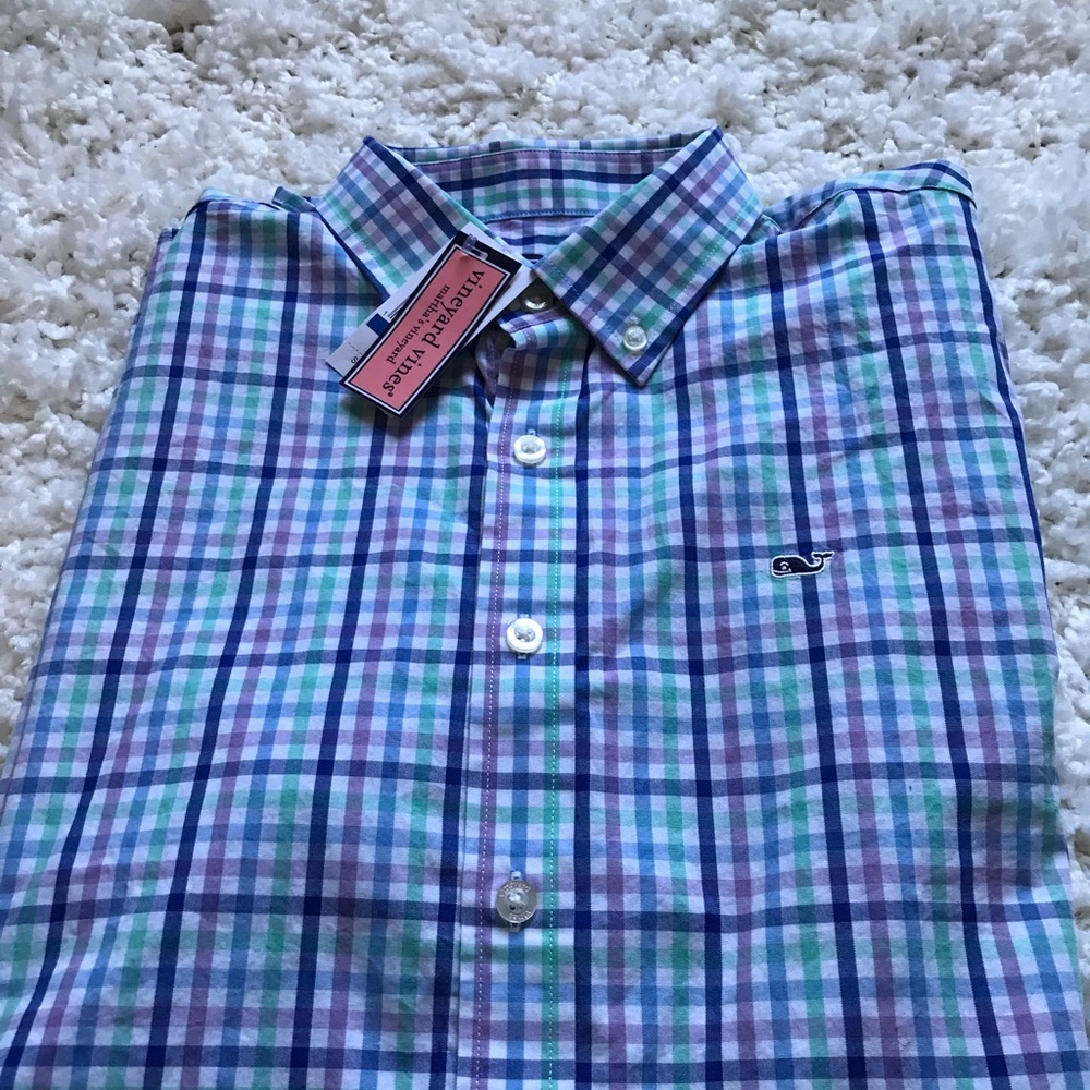 NWT Boys Vineyard Vines XL 18 button down